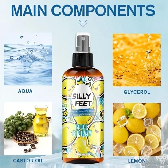 Silly Feet Foot Spray - Lemon 100ml (Pack of 2)