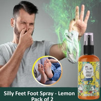 Silly Feet Foot Spray - Lemon 100ml (Pack of 2)
